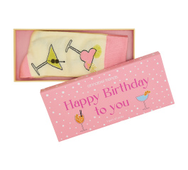 Sock Gift Box - Happy Birthday To You