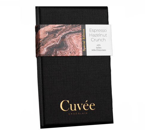 Cuvee Chocolate Espresso Hazelnut Crunch 70g - Special Edition