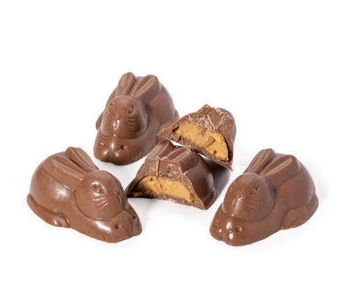 Charlotte Piper Filled Milk Choc Bunnies 70g - Various Flavours