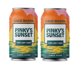Gage Roads Pinkys Sunset Cider, 2 x 330ml