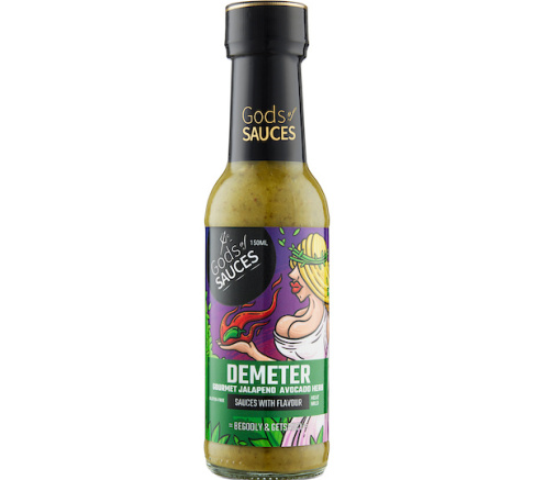 Gods Of Sauces Demeter Gourmet Jalapeno Herb Hot Sauce 150ml
