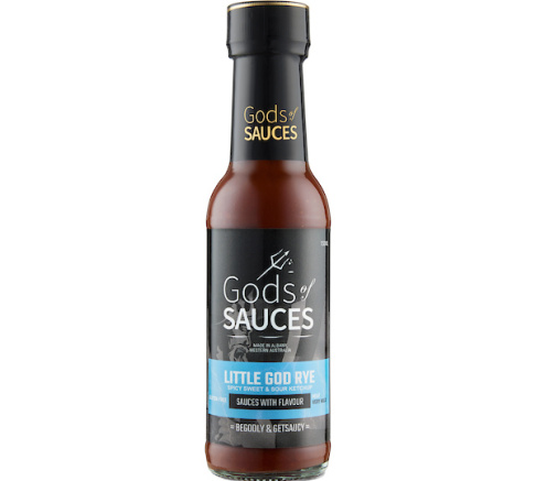 Gods Of Sauces Little God Rye - Spicy Sweet and Sour Ketchup Sauce 150ml