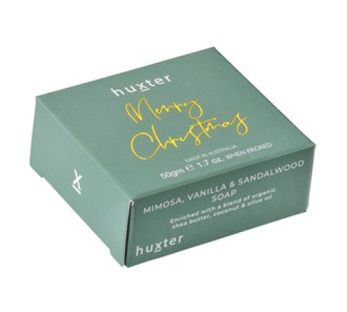 Huxter Christmas Guest Soap 50gm - Assorted Colours