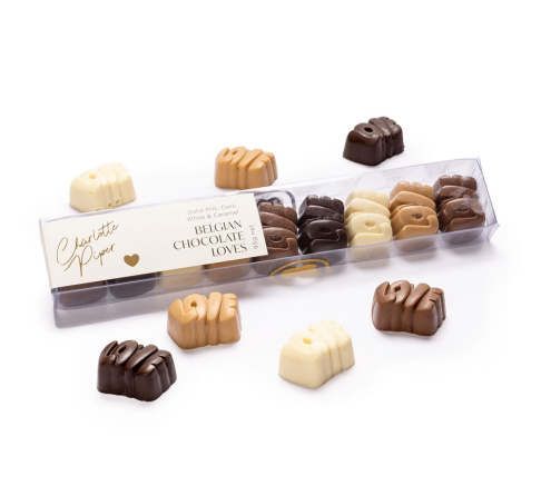 Charlotte Piper Solid Chocolates - Kisses or Love Mix