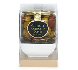 Ogilvie & Co Gourmet Antipasto Olive Bowl Set 200g