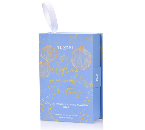 Huxter Christmas Hanging Soap Book 200g - Assorted Colours