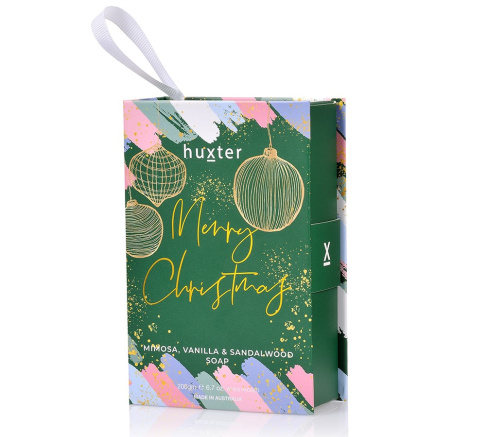 Huxter Christmas Hanging Soap Book 200g - Assorted Colours