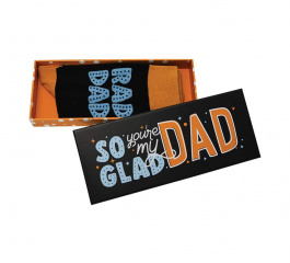 Sock Gift Box - Glad You're My Dad