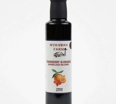 Myanbah Farm Caramelised Balsamic, Cranberry Orange Dressing 250ml