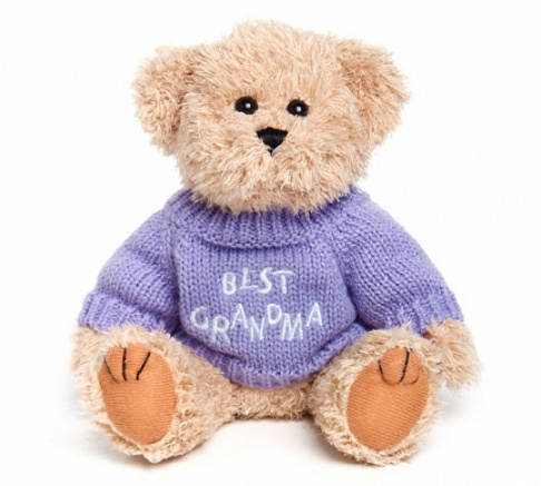 Teddy Bear with 'Best Grandma' Message 20cm
