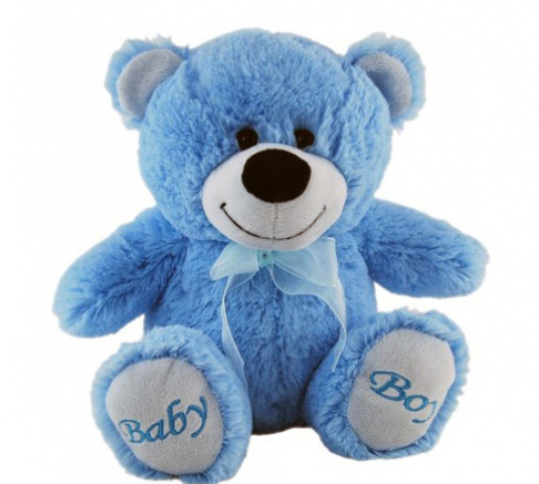 Jelly Teddy Bear - Blue Baby Boy 18cm