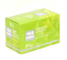 Tea Tonic Lemon Myrtle and Ginger Teabag 20 Pack