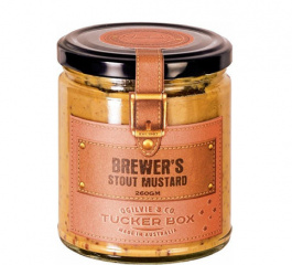 Ogilvie & Co Tucker Box Brewers Stout Mustard 260g
