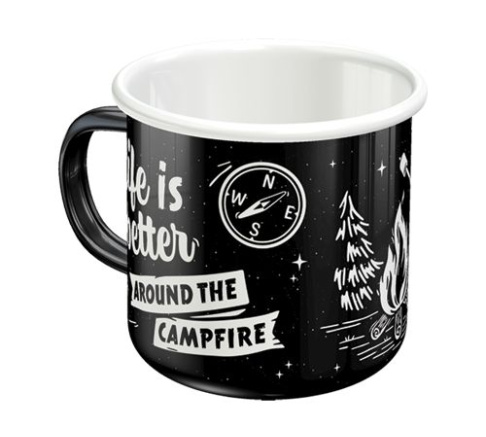 Nostalgic Art Enamel Mug - Around The Campfire