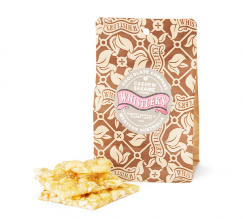 Whistlers Peanut Brittle and Cashew Crunch 200g