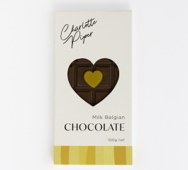 Charlotte Piper Milk Belgian Chocolate 100g