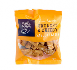 Molly Woppy Crunchy N Cheesy Savoury Bites 30g