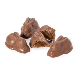 Charlotte Piper Filled Milk Choc Bunnies 70g - Various Flavours