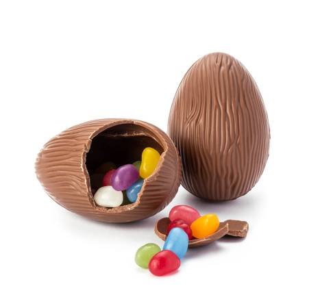 Charlotte Piper Jelly Bean Treasure Eggs 2x70g Pack - Milk or White Choc