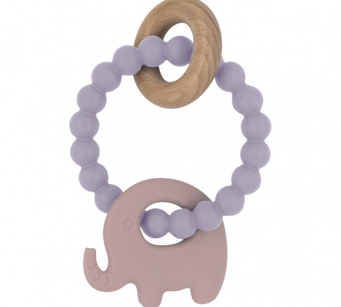 Living Textiles Elephant Teether - Various Colours