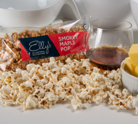 Elly's Smokey Maple Pop Popcorn - Various Sizes