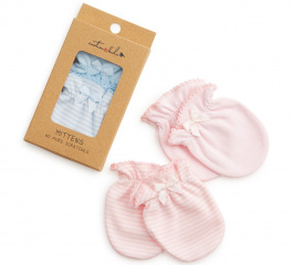 Emotion and Kids Baby Mittens 2 Pairs - Pink or Blue