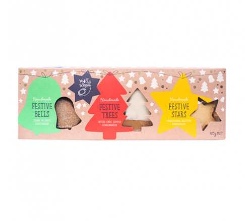 Molly Woppy Festive Cookie Trio Pack 405g