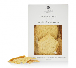 Moreish Menu Garlic and Rosemary Lavosh Crackers 100g