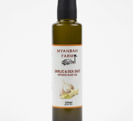 Myanbah Farm Infused Olive Oil, Garlic & Sea Salt 250ml