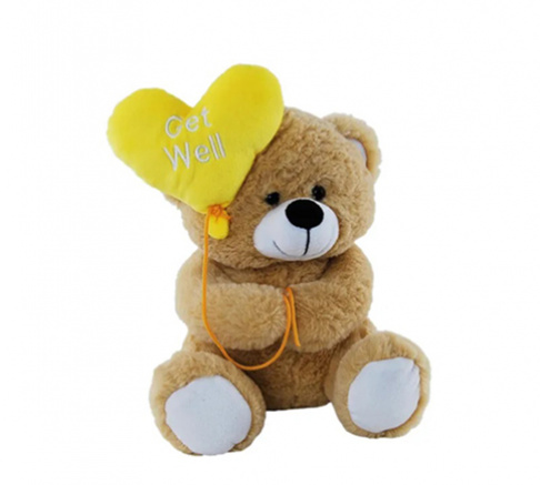 Teddy Bear Get Well Balloon 25cm