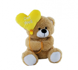 Teddy Bear Get Well Balloon 25cm