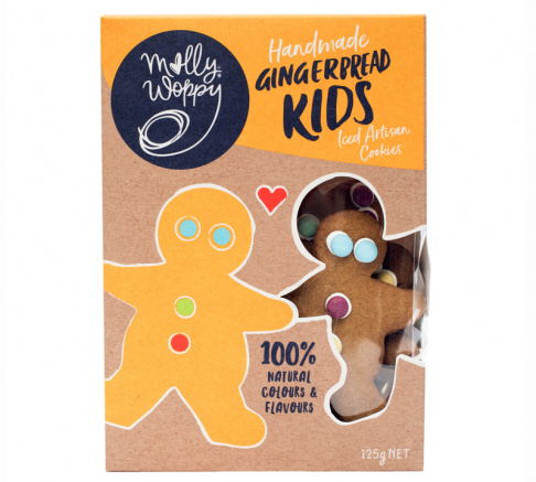 Molly Woppy Boxed Gingerbread Kids 125g