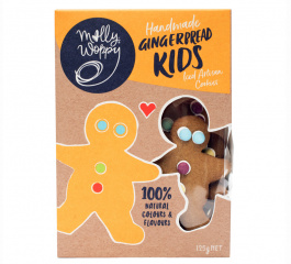 Molly Woppy Boxed Gingerbread Kids 125g
