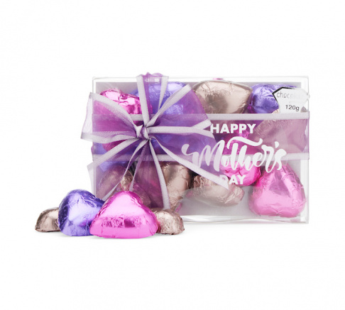 Chocolate Gems Happy Mothers Day Chocolate Hearts 120g