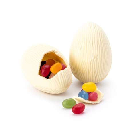 Charlotte Piper Jelly Bean Treasure Eggs 2x80g Pack - Milk or White Choc