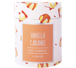 La Bang Woodwick Candle Vanilla Caramel
