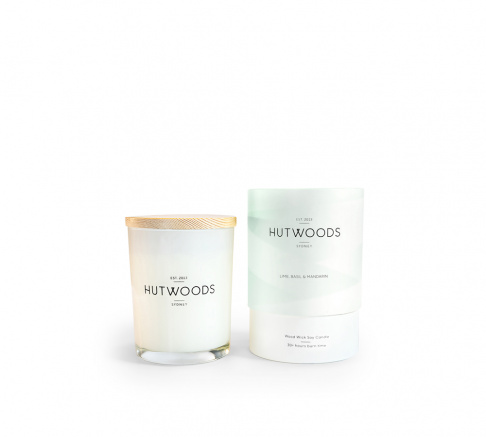 Hutwoods Candle Lime Basil and Mandarin 125g