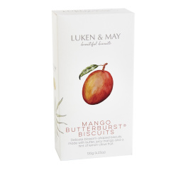 Luken and May Butterburst Biscuit Box Mango 120g