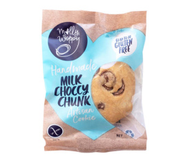 Molly Woppy Artisan Milk Choc Chunk Cookies Individually Wrapped 68g