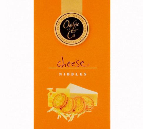 Ogilvie & Co Cheese Nibbles 50g Orange Box