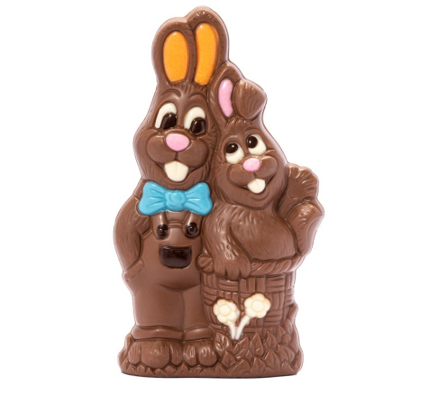 Charlotte Piper Pa and Billy Bunny Milk Choc 100g