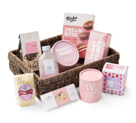 Rest and Renew - Pamper Basket - Light Pink or Pale Green Set