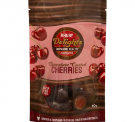 Rhuby Delights Choc Cherries 80g