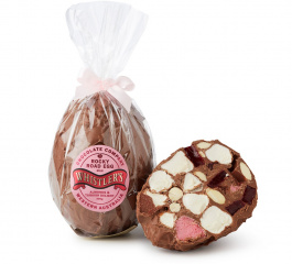 Whistlers Rocky Road Egg - Milk Choc Turkish Delight and Almond 300g