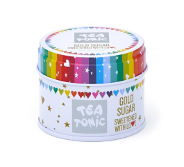 Tea Tonic Gold Sugar with Hearts 60g