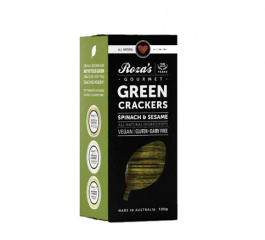 Roza's Gourmet Green Crackers 120g