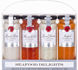 Ogilvie & Co Seafood Delights Quad Pack