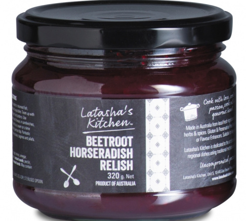 Latasha's Kitchen Beetroot and Horseradish Relish 320g