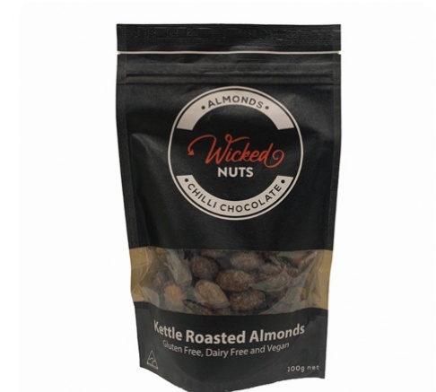 Wicked Nuts Chilli Chocolate Almonds 100g