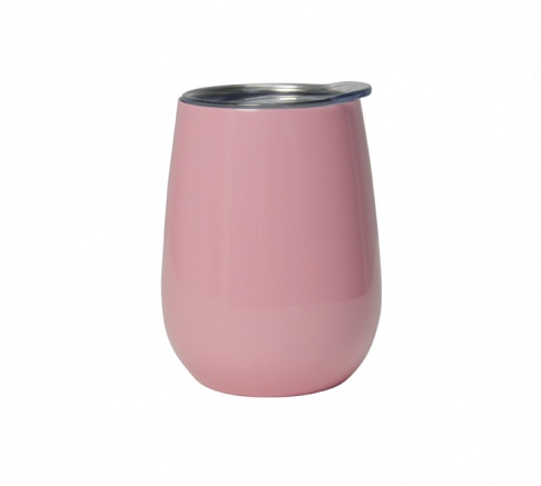 Wine Tumbler Double Walled Gloss Candy Pink